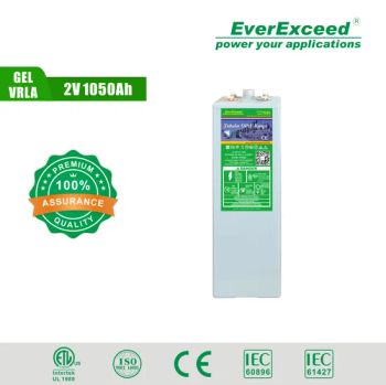 Long Cycle Life Opzv 2V 1000ah Tubular Plates Gel Type 2V Solar Battery Lead Acid Battery - Shenzhen Everexceed Industrial Co., Ltd. - China