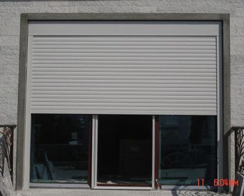 Roller Shutter Automation Aluminum Style Concealed Position Interior Color White or wooden Material Aluminum or GI Thickness .8 mm to - Liverton Automation - India