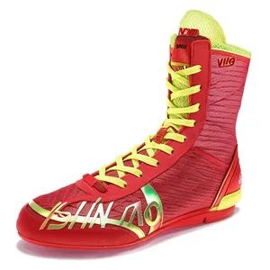 March Men s Custom Professional Wrestling Shoes Boxing Boot for Wholesales - Quanzhou Qiyao Footwear Co., Ltd - China