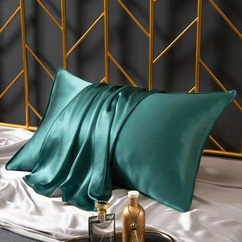 High Class Wholesale 100% Mulberry Silk Customized Size Silk Pillow Case with Custom Design and Box Yarn Dyed Pillow Cover Comforter Home Textile Bedding - Chengdu Molee Textile Co., Ltd. - China