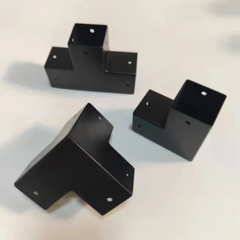 4X4 Post Corner Bracket for Pergola Corner Brackets for 3.5X3.5 Wood Post Three Way - Qingdao Jieshengda Machinery Co., Ltd. - China