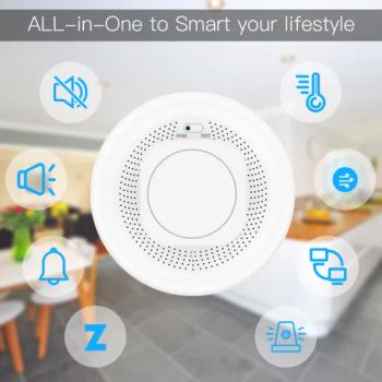 Tuya APP Control Zigbee/WiFi Fire Alarm Smoke Sensor Detector for Home Security - SaiLingsi (wenzhou) Electronics Co., LTD - China