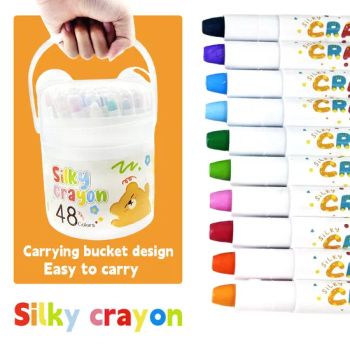 Washable Jumbo Crayons for Toddlers 24 Colors Non Toxic Silky Crayons Set Large Baby Crayons Kids Gift for Boys and Girls - Wenzhou Xinyuan Stationery Co.,Ltd - China