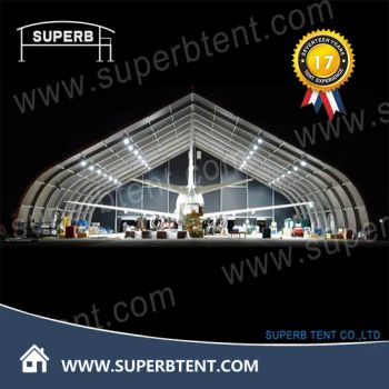 Large Curve Airplane German Hangar Tent 1000 People Frame Sport Event Tent - Superb Tent Co., Ltd. - China