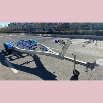 Aluminum Boat Trailer Tandem Axle 2800kgs Loading Capacity Hot Sales - QINGDAO HILLSIDE VECHICLE CO., LTD. - China