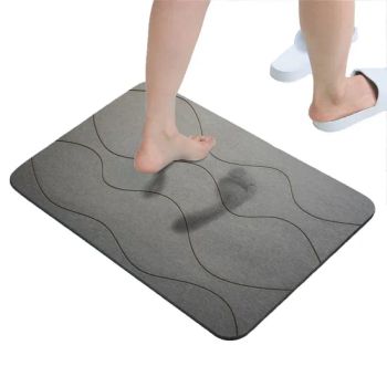 Diatomaceous Diatomite Nonslip Bathroom Floor Mats Origin Yiwu Design Modern Thickness 9mm Model NO. WH-119 Product Form - Yiwu Billion Import & Export Co., Ltd - China