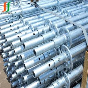 High Quality Construction Equipment Layher System Metal Galvanized Steel Ringlock Scaffolding Price for Building - Beijing Fineform Group - China