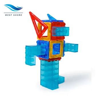 32PCS Magnetic Building Blocks DIY Robot and Car Model Set Construction Toys - Dalian West Shore Wood Co., Ltd. - China