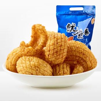 Squid Crisps Snack Puffed Seafood Snacks Puffed Snack Potato Chips Shrimp French Fries - Jiaozuo Hailian Food Co., Ltd. - China