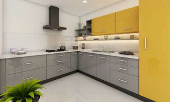 Modular Kitchen Furniture Warranty 15 Years Delivery Charges No Finish Type Lacquer Appearance Traditional Material Stainless - Khan Interiors - India