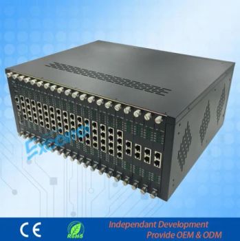 Group Telephone Exchange D256A-32256 Billing System 32 Co Lines 256 Extensions PBX - Excelltel Technology Co., Ltd. - China