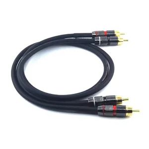 Premium Professional Audio-Video PVC Flexible Cable, OFC Pure Copper RCA Aux, 1m Length Goodlark Speaker Wire for PC/Camera/HDTV - Foshan Yixiantian Technology Co., Ltd. - China