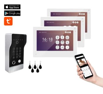 4 Wire Smart Video Door Phone Touch Screen with Fingerpirnt Call Button - Zhuhai Morning Technology Co., Ltd. - China