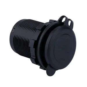 Motorcycle/Car Waterproof 12V Touching Quick Charger 3.0 Dual USB Car Fast Charger with Socket Cigarette Lighter 2 USB Car Charger - YUEQING AIBEIKEN ELECTRIC CO., LTD. - China
