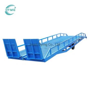 10 Tons Portable Forklift Yard Ramp Mobile Car Truck Container Loading Dock Ramp for Trailers - Jinan Dymg Co., Ltd - China