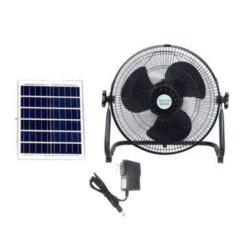 Rechargeable Solar Fan Lithium Battery 12 Inch Metal Floor Electric Solar Fan - Foshan Cilong Electrical Co. Ltd - China