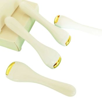 Zinc Alloy Handle Facial Massage Roller Tools for Face Neck Massage Shaped Beauty Tool 3D Massage Roller - Shaoxing Hengjin Metal Co., Ltd. - China