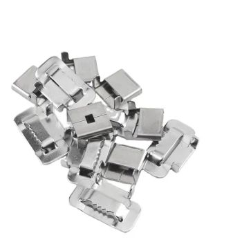 Heavy Duty Stainless Steel 304 Universal Clamp Strapping Clips Clamping Buckle Belt Buckle for Traffic Accessories - Handan Haosheng Fastener Co., Ltd. - China