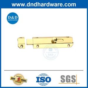 Polished Gold Door Hardware Ironmongery Door Flush Bolt - D&D Hardware Industrial Co., Ltd. - China
