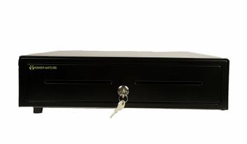 Cash Drawer machine - Delhi Material Alloy Steel Color Black And White Brand Hindvantureindia Special Feature Durable Control Type Key - Arun Automation - India