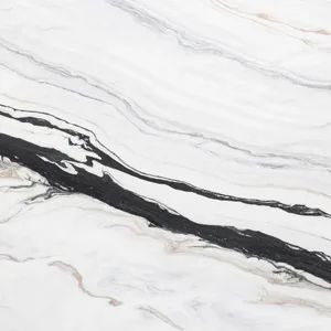 a Clean Bright White to Light Grey White Base Lasa Macchia Vecchia Marble for Fireplace Surround Kitchen Countertops Wall Cladding - GIM STONE CO., LTD. - China