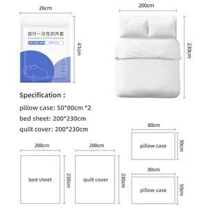Disposable Soft Flat Bed Sheet for Home Travel Beauty & Personal Care - AnQing Jiaxin Medical Technology Co., Ltd. - China