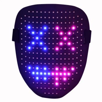 Halloween LED Mask Scary Party Supplies Pouting Mask Color Black LED SMD2121 Origin China LED Light RGB Battery 800mAh Model NO. - Ningbo Casey Group Co., Ltd. - China