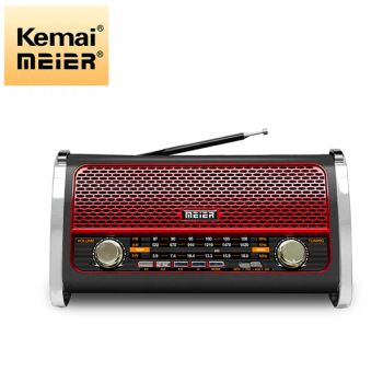 High Quality Retro Portable Solar Wireless Bluetooth Radio Support USB TF Card 3 Band Radio Am FM Sw Home Radio - Dongguan Keshang Electronics Co., Ltd - China