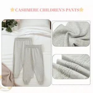 1 9 Year Old Girls 100 Cashmere Pants Autumn and Winter New Cashmere Foreign Style Girl Baby Cashmere Pants - Wfs Cashmere Industry Co., Ltd - China