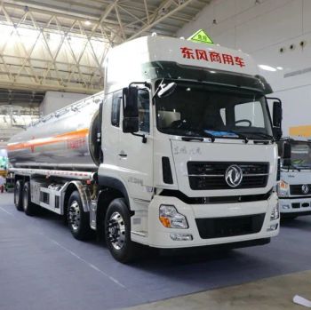 Dongfeng Commercial Vehicle Tianlong 350HP 8X4 Aluminum Oil Tank Truck - Liangshan Xukun Automobile Trading Co., Ltd. - China