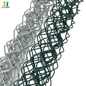 Hot Dipped Galvanized Chain Link Fence/Steel Wire Mesh Netting/Security Fence/PVC Chain Link Fence for Garden - Hebei Ruihao Metal Products Co., Ltd. - China