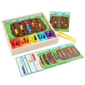 Educational Toys Wooden for Kids Learning Color Match Games Origin China Scale Medium Color as Photo Material Wooden Design - Ningbo Shone Med-Tech Co., Ltd. - China
