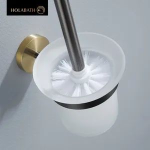 Commercial Grade Stainless Steel Toilet Brush Holder Rust-Resistant Bath Organizer - Jiangmen Mega Casa Co., Ltd. - China