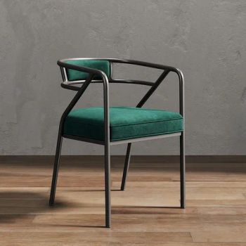 Nordic Light Luxury Dining Chairs Home Backrest Dining Chairs Hotel Dining Chairs (Green velvet cloth) - Shandong Yimi Xincheng Furniture Co., Ltd. - China