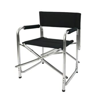 Outdoor Collapsible Beach Fishing Chairs Aluminium Lightweight Folding Padded Camping Director Chair - Ningbo Hongbao Import & Export Co., Ltd. - China