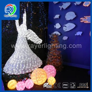 LED Angle Motif Light Christmas Lights Wedding Decoration Voltage 220V Origin China Trademark OEM IP Rating IP65 Usage Decoration - Lankao Rayer Lighting Product Co., Ltd. - China