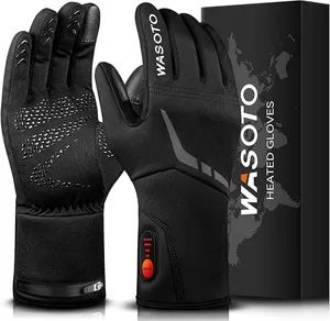 Snowboard Touchscreen Heated Winter Warm Ski Gloves Liners Battery Heated Motorcycle Gloves - Shenzhen Simcos Technology Co., Ltd. - China