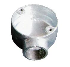 Metal Conduit Boxes Material Cast Iron Size In Millimeters 20, 25, 32, 40, 50 Size In Inches 0.75", 1", 1.25", 1.5", 2" Finish Black Enamel, Hot Dip G I & Powder - Akg Steel Industries - India