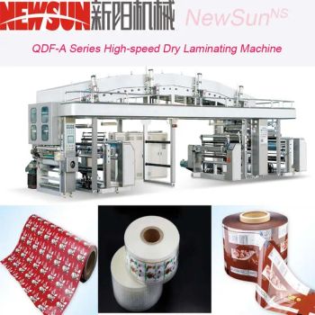 Qdf-a Series High-Speed Adhesive Label Dry Lamination Machinery - Zhejiang Newsun Machinery Technology Co., Ltd. - China