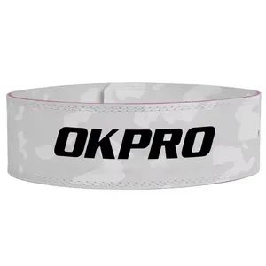 Wholesale Fitness Workout Gym Belts Lever Buckle Power Custom Logo Leather Weight Lifting Belt - Nantong Ok Sporting Co., Ltd. - China