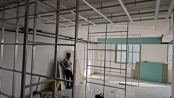 Gypsum Wall Partition, 9 Feet Color All Dimension All Height 9 Feet Material Gypsum Usage/Application All Place Of Origin - Pansuriya Enterprise - India