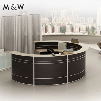 M&W Office Furniture Desk Tables Modern Front Beauty Salon Reception Desk - FOSHAN M&W FURNITURE LIMITED COMPANY - China