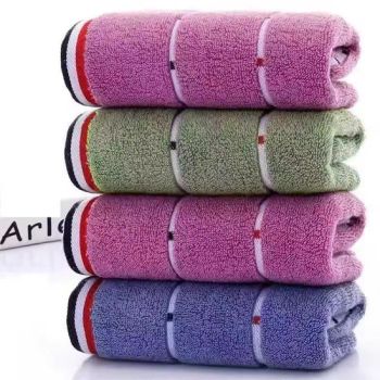 Striped Custom Logo China Dry High Absorption 100% Cotton Small Hand Microfiber White Terry Hotel Towel Bath Set of Bath Towels - Qingdao Yiteng Textile Co., Ltd. - China