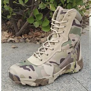 Men Desert Tactical Hunting Boots Working Safety Shoes Combat Tactical Boots - Wuhan TACEAG Garment Co., Ltd. - China