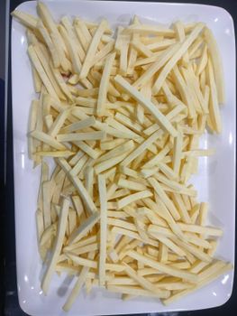 Frozen French Fries Type Frozen Grade AAA Grade Form Straight Cut Shape Straight Cut Place of Origin India Size 9mm X 9mm, 6mm X 6mm - Uppin Food Products - India