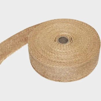 High Temperature Braided Fiberglass Vermiculite Cloth Tape Color Brown Trademark QILI Usage Fireplace Model NO. QL-ERG112 - Yuyao Qili Insulation Materials Factory - China