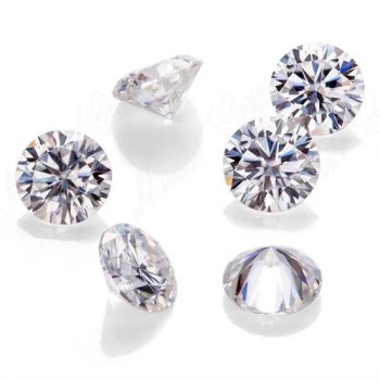 Super White 7.5mm Round Brilliant Cut 1.5CT Loose Moissanite Gemstones - Wuzhou Messi Gems Co., Ltd. - China