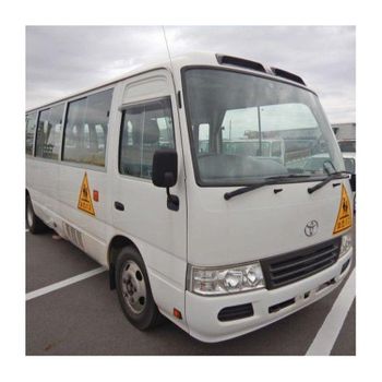 Toyota Coaster bus with strong body design and advanced safety features Toyota Coaster vehicle for public transport and private hire services Toyota Coaster high roof bus for maximum passenger capacity Toyota Coaster minibus with manual and automatic transmission options - SATTER FOOD AND BEVERAGE - Netherlands