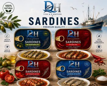 Premium  Moroccan  Quality  Canned Sardines 125g – Vegetable Oil, Chili Oil, Tomato Sauce & Brine - GROUPE CANAL INTERNATIONAL INC - Canada