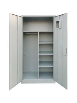 Modern 2-Key Lock Storage Furniture with Almirah Design with Adjustable Metal Steel Wardrobe Cabinets for - Luoyang Besteel Co., Ltd. - China